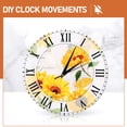 FENGGUIQU Clock Mechanism Kit, Black Plastic, Fine Texture, Simple ...