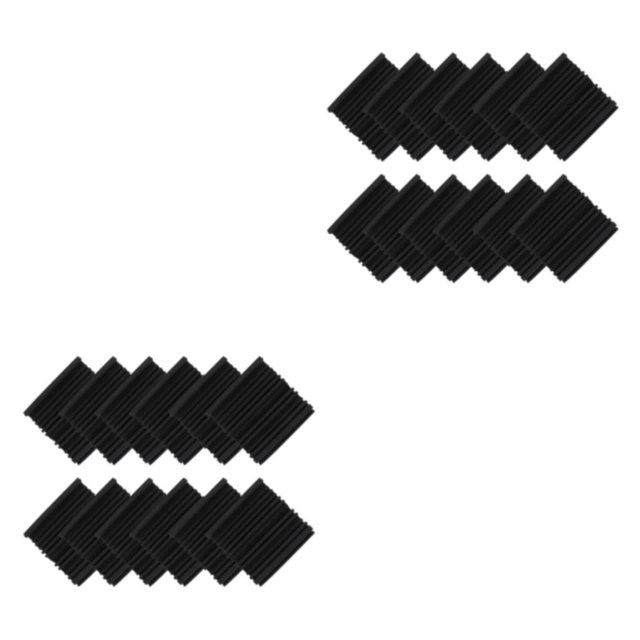 Naiovety 12 piezas retardante de llama PU bloque de absorción de sonido grabación de Audio en casa insonorizado Panel de reducción de ruido Negro 2Conjunto
