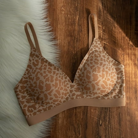 Baodmurt Push Up Bras for Women Lounge & Sleep Triangle Lingerie  Underwear  Coffee 36C