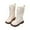01 White, variant on Black Knee High Boots,Girls Boots Fashion Side Zipper for Children Lace Up Leather Mid Calf for Daily Wear,Girls White Lace Up Boots,01 White,5-5.5Years