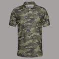 thumbnail image 2 of JAJAHO Polo Shirts For Men Camo Printed Casual Summer Quick Dry Short Sleeve Regular Fit Moisture Wicking Workout Comfy Tops, 2 of 4