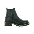 thumbnail image 3 of Steve Madden Womens Galena Leather Studded Ankle Boots, 3 of 3