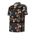 thumbnail image 2 of Balery Butterfly with Fowers Printed Men’s Short Sleeve Polo Shirt, Midweight Men's Shirt,Golf Polo shirts -, 2 of 9