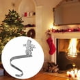 thumbnail image 5 of Ganchos para calcetines de Navidad: ganchos para calcetines para repisas, ganchos para calcetines de metal antideslizantes con diseño de árbol de Navidad, muñeco de nieve, copo de nieve y reno, 5 of 5