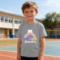thumbnail image 5 of Kids 100 Days Smarter T-Shirt for Boys, 100th Day of School Shirt with Rainbow Cat Graphic, 100% Cotton Short Sleeve Tee, Youth Sizes 3-10 Years, Gray,Size 3 T, 5 of 8
