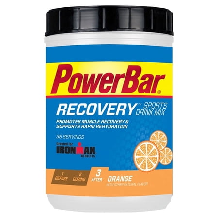 PowerBar Ironman Recovery Drink Mix: Orange, 36 Serving Canister