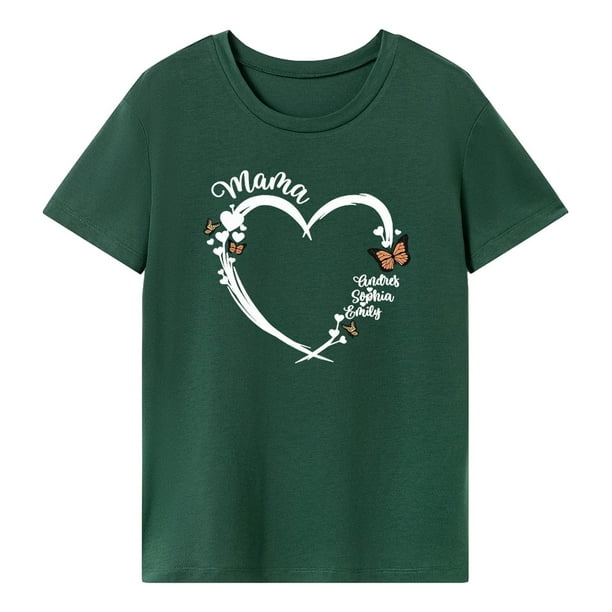 Camiseta para mamá, camiseta para el día de la madre, ropa de calle clásica para mujer, ropa de verano, Jersey, pantalón corto informal, Top de manga SG