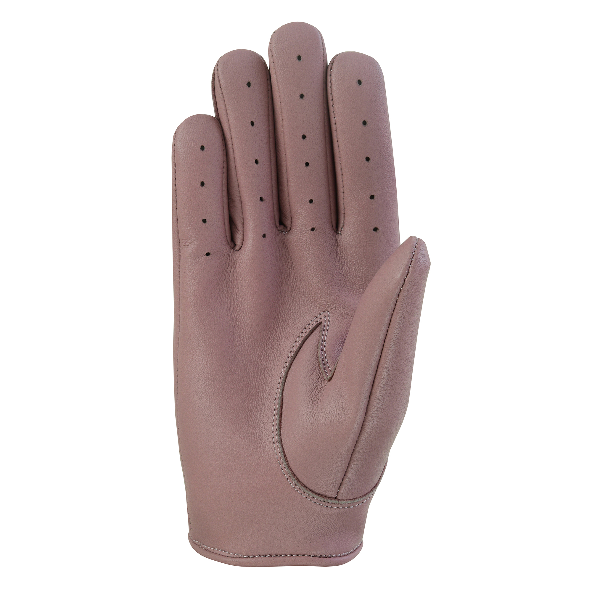 Women Leather Gloves Ladies Leather Driving Gloves Chauffeur 100% Genuine Lambskin Leather Gloves Full Finger Car Driving Motorcycle Bikers Riding Gloves Light Pink-S