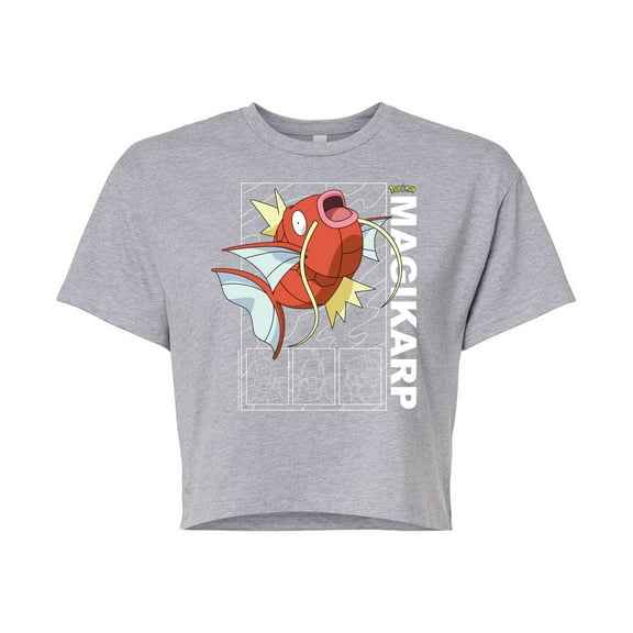 Pokémon - Magikarp - Juniors Cropped Cotton Blend T-Shirt