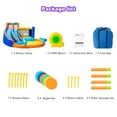 thumbnail image 4 of JOYLDIAS Kids Inflatable Water Slide Giant Water Park Double Slide Bouncer Playhouse Castle with 4 Water Guns, Pool, Jump Area, Climbing Wall, Air Blower, 4 of 9