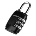 thumbnail image 3 of Candado de seguridad Jadeshay codificado combinación de dígitos color Negro, 3 of 8