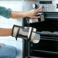 thumbnail image 2 of Black and Grey Abstract Art Artwork Kitchen Oven Mitt and Pot Holder Sets 2 Pcs for Baking, Cooking and Grilling, Heat Resistant Up To 392 °F, 2 of 7