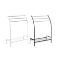 thumbnail image 4 of SunnyPoint Freestanding 3 Hanging Bar Towel Rack with Bottom Shelf (BLK), 4 of 5