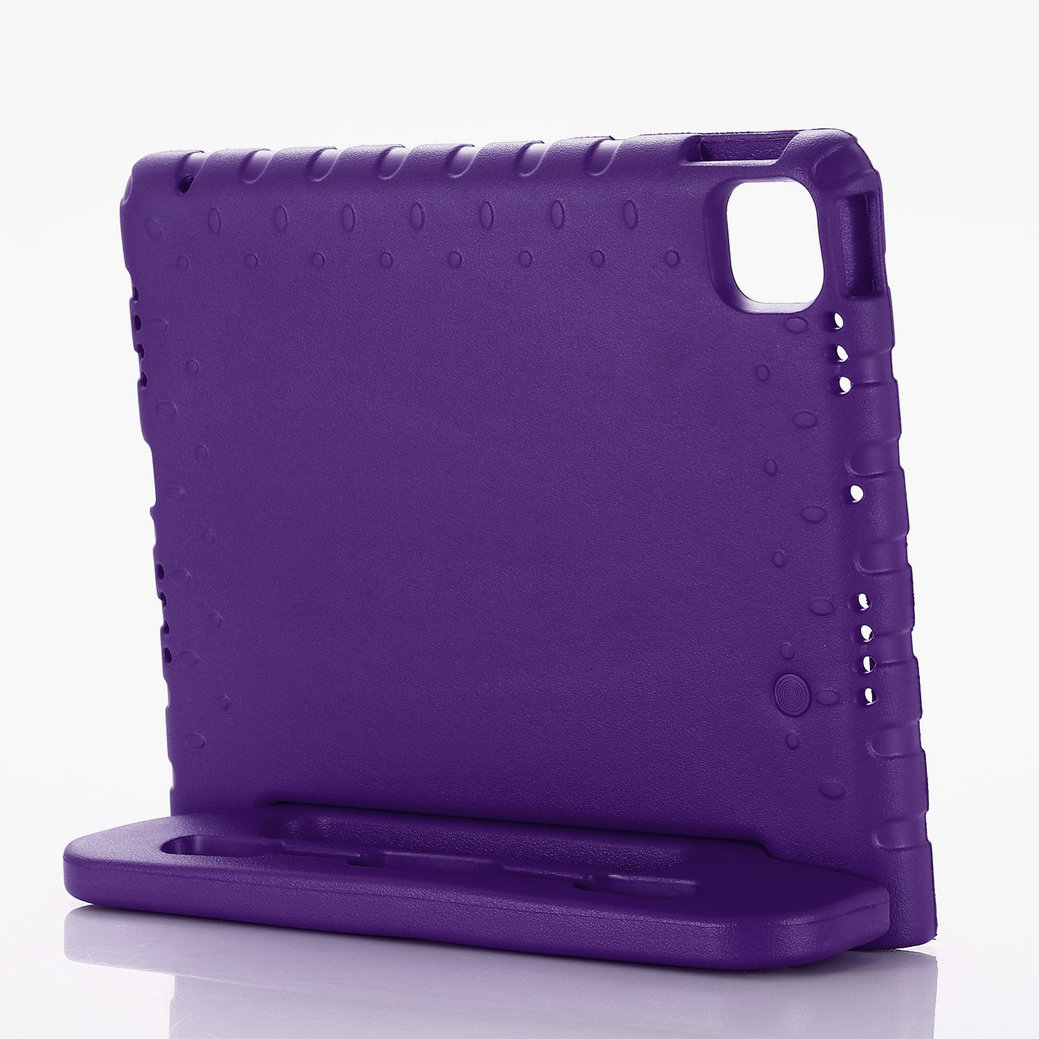 Allytechgroup Kids Case for Apple iPad Air 11 Inch M4 M3 M2 2026/2025/2024/ iPad Pro 11" 2024, Silicone EVA Lightweight Handle Design Stand Pencil Holder Case for Kids Girls Boys, Purple