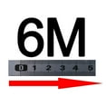 thumbnail image 2 of Cinta adhesiva métrica, regla de escala métrica para máquina de coser, pegatina, dibujo de de izquierda a derecha 6m Zulema Escala autoadhesiva, 2 of 4