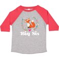 thumbnail image 3 of Inktastic Big Sister Announcement Big Sis Fox Girls Toddler T-Shirt, 3 of 5