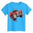 thumbnail image 4 of TOWED22 Boys Shirts Short Sleeve T-Shirts Kids Basic Crew Neck Tops Casual Cotton Tees Clothes(Sky Blue,7-8 Y), 4 of 4