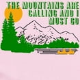 thumbnail image 2 of CafePress - Mountains Are Calling Body Suit - Baby Light Bodysuit, Size Newborn - 24 Months, 2 of 4