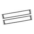 thumbnail image 2 of 2x Door Sill Accent Cover Carbon Fiber for Replacement, 2 of 8