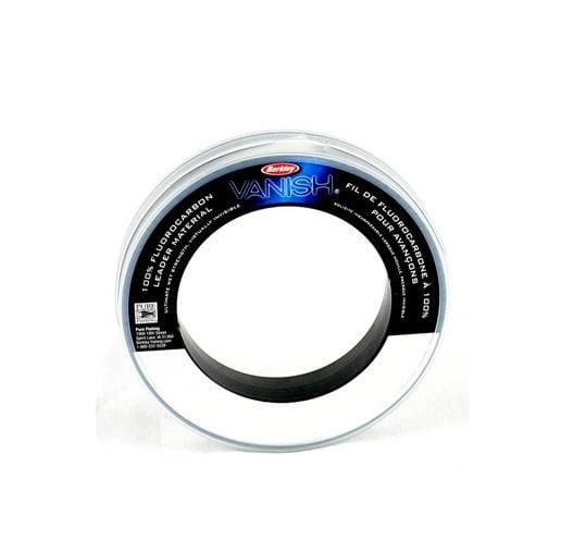 Berkley VLMC40-15 Vanish Fluorocarbon Leader 40lb 30yd Wrist Spool Clear, Remains clear underwater, Improved flexibility