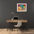thumbnail image 3 of St Hilaire, Elizabeth 14x12 White Modern Wood Framed Museum Art Print Titled - Blue Crab Triptych, 3 of 4