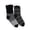 Black Colorblock, variant on MUK LUKS Women's Tall Cabin Socks, One Size Fits Most, 2-Pack