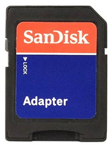Belastingen Uitvoerder Plaats SanDisk MicroSD Micro SD to SD HC SDHC Memory Card Adapter Reader - NEW -  Walmart.com