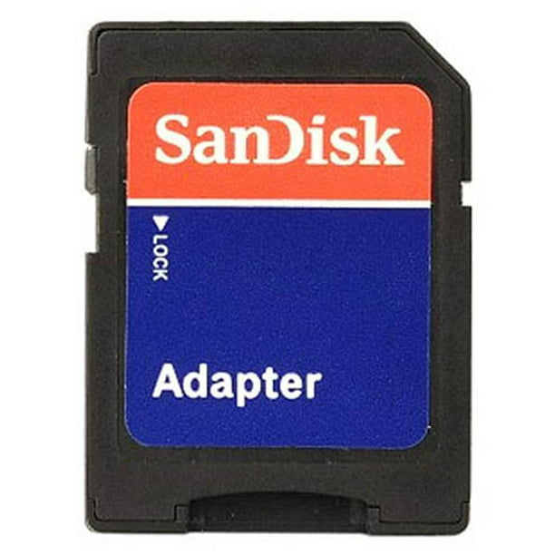 campus Overeenkomstig Elektropositief SanDisk MicroSD Micro SD to SD HC SDHC Memory Card Adapter Reader - NEW -  Walmart.com