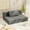 Gray, variant on Furmax Convertible Sponge Sofa Bed - Easy-Fold Futon Sleeper Couch with Durable Fabric & Soft Cushion, Ideal for Overnight Guests, Upstairs Loft Relaxation & Compact Apartment Living, Gray