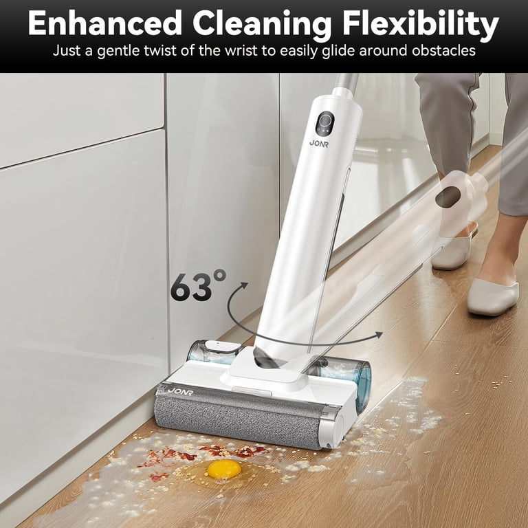 JONR S20 Pro Cordless Wet Dry Vacuum and Mop, 15000Pa, White
