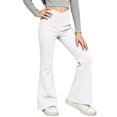 thumbnail image 2 of YOUYEDIAN Girls Yoga Pants High Waisted Crossover Tummy Control Flare Leggings, 2 of 5