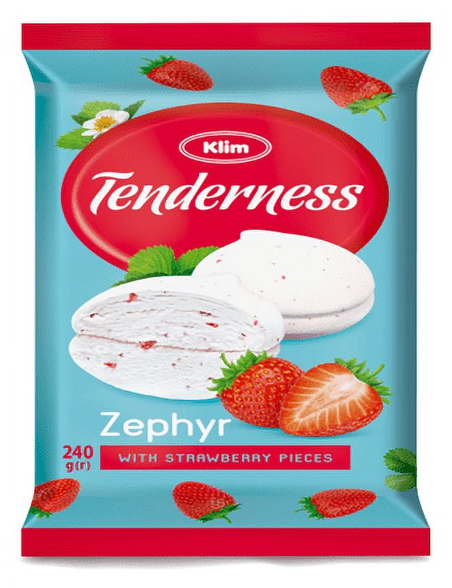 Tenderness Marshmallows with strawberry pieces