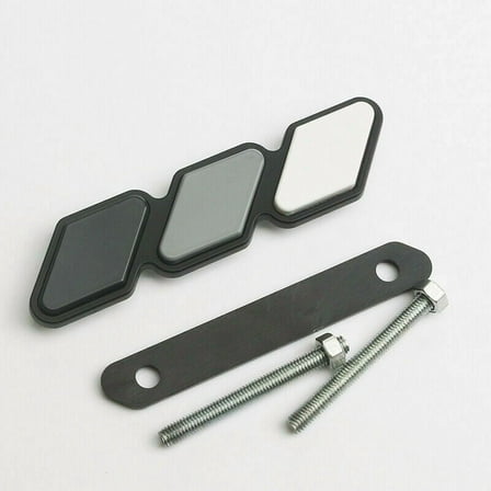 WEISIPU Tri-color 3 Grille Badge emblem For 2018-2021 Toyota Tacoma 4Runner Tundra TRD