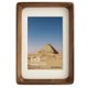 thumbnail image 1 of Marco de fotos de madera natural para mesa, madera de nogal, 6 x 8, 1 of 7