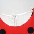 thumbnail image 5 of Little Girls Polka Dots Costume Dress Halloween Sleeveless Bowknot Costume Outfit Skirt, 5 of 7