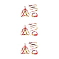 thumbnail image 4 of Collar para mascotas Methold 3 unids/set correa hebilla de aleación de zinc ajustable mediano grande arnés decorativo reutilizable regalo, 4 of 6