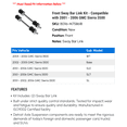 thumbnail image 2 of Front Sway Bar Link Kit - Compatible with 2001 - 2006 GMC Sierra 3500 2002 2003 2004 2005, 2 of 2