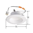thumbnail image 2 of Lámpara de techo Retrofit Trim HALO RL de 4 pulgadas, LED blanco, 2700 K-5000 K, 2 of 8