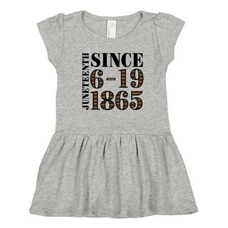 

Inktastic Juneteenth Since 6-19-1865 Gift Toddler Girl Dress
