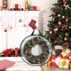 thumbnail image 1 of Bolsa de PVC para guardar coronas de 30 pulgadas | Recipiente transparente para coronas de flores con asa | Organizador de plástico duradero para Navidad, Pascua y Halloween | Portabebés redondos y, 1 of 9