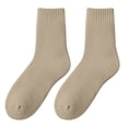 thumbnail image 3 of Wmhnj Calcetines trmicos de invierno, de longitud media, que absorben la humedad, 1 par para abrigarse en climas fros., 3 of 9