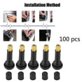 thumbnail image 3 of 100 pcs Car Motorcycle Universal Replacement Snap in Tire Tyre Valve Stem (TR414), 3 of 5