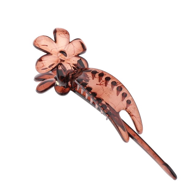 Pinza para El cabello perfecl con flores estilo vintage marrón