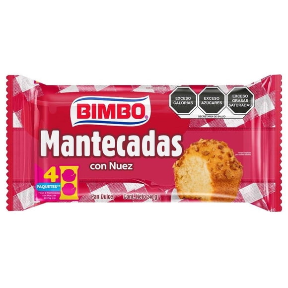 Mantecadas Bimbo con nuez multipack 246 g