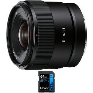 Sony Professional E 11mm F1.8 APS-C Ultra-Wide-Angle Prime Lens