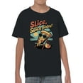 thumbnail image 2 of Cool Pizza Slice Youth's T-shirt, 2 of 3