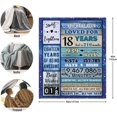 thumbnail image 4 of 18th Birthday Gifts for Girls Boy, 18 Year Old Girl Boys Birthday Gifts Blanket 60"X50", 18th Birthday Decorations for Girls Boy Throw Blanket, Best Gifts Idea for 18 Year Old Girl Boy, 4 of 6