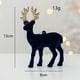 thumbnail image 4 of Figuras de reno, alce y ciervo para decorar el árbol de Navidad. Azul, 4 of 8