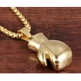 thumbnail image 2 of Chaîne de Gant de Boxe en Acier Inoxydable Punk pour Hommes et Femmes, Pendentif Collier, Doré (Hommes), 2 of 6