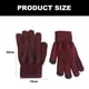 thumbnail image 2 of Guantes de punto de invierno cálidos dedos completos hombres mujeres con pantalla táctil mejorada - Guante antideslizante con forro polar, 2 of 5